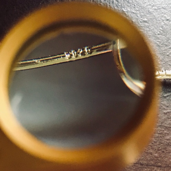 Rhinestone Hoop Earrings - Picture 5 of 5